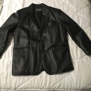 🔥🔥LEATHER DNK CLASSIC BLACK JACKET 🔥🔥